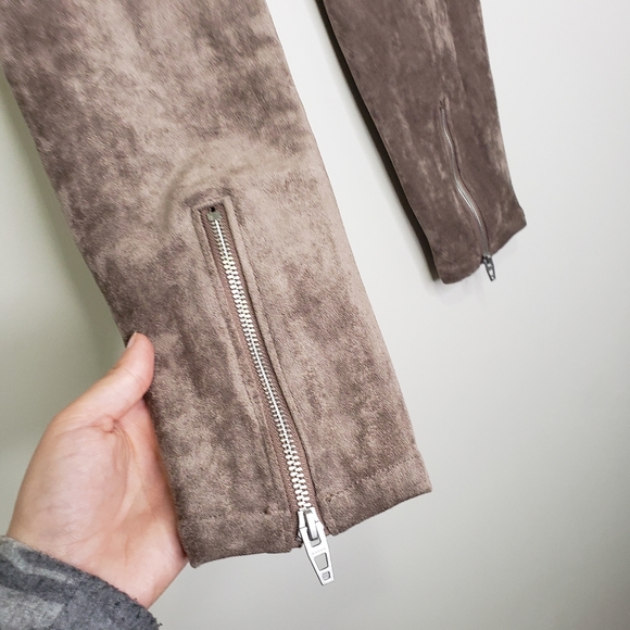 Blank NYC cropped faux suede pants 24 nwot - Picture 5 of 7